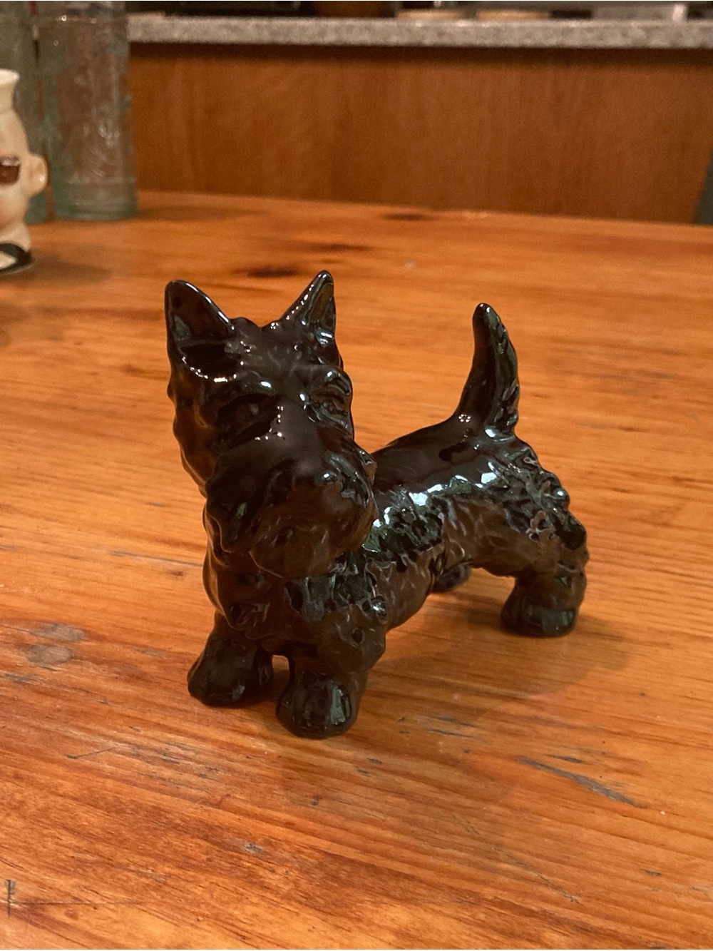 Goebel Black Ceramic Scottie Dog Figurine